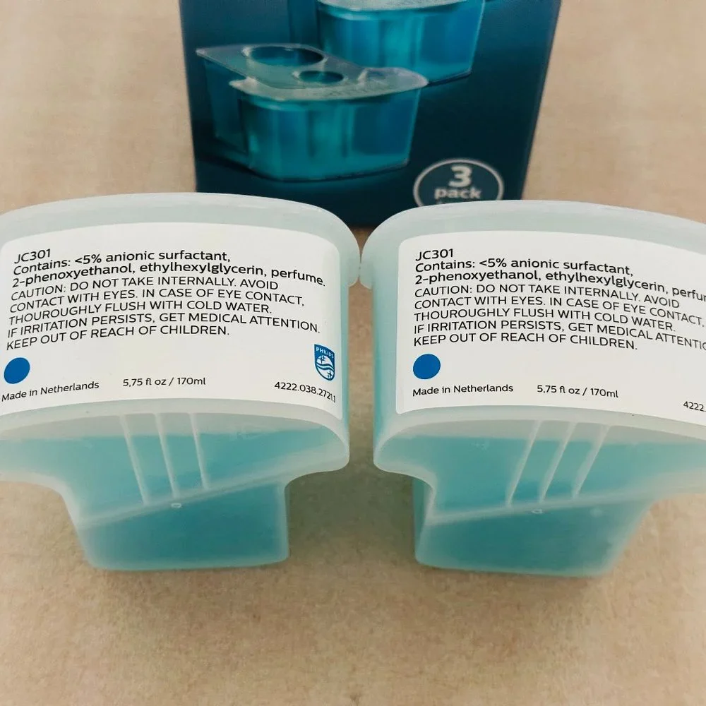 🪒 Philips 🪒 Norelco Cleaning C.artridge for SmartClean System, 2 Count, JC302